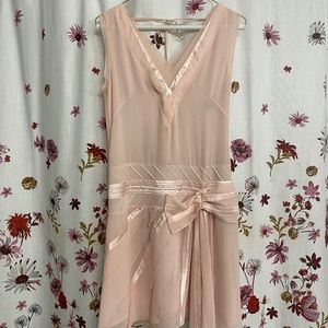 Beulah London Vintage-Style Pale Pink Flapper Dress